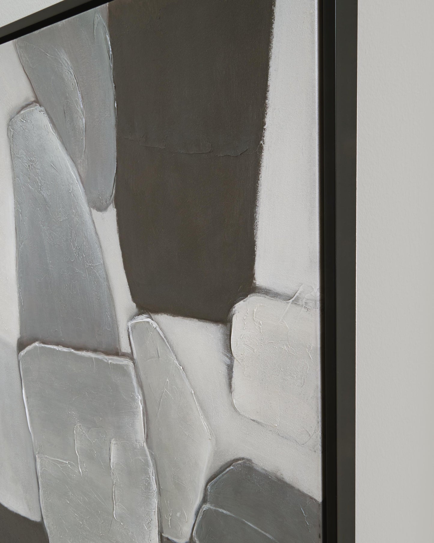 Ashley Adilson White Gray Black Wall Art