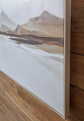 Ashley Karalen White Gray Brown Wall Art