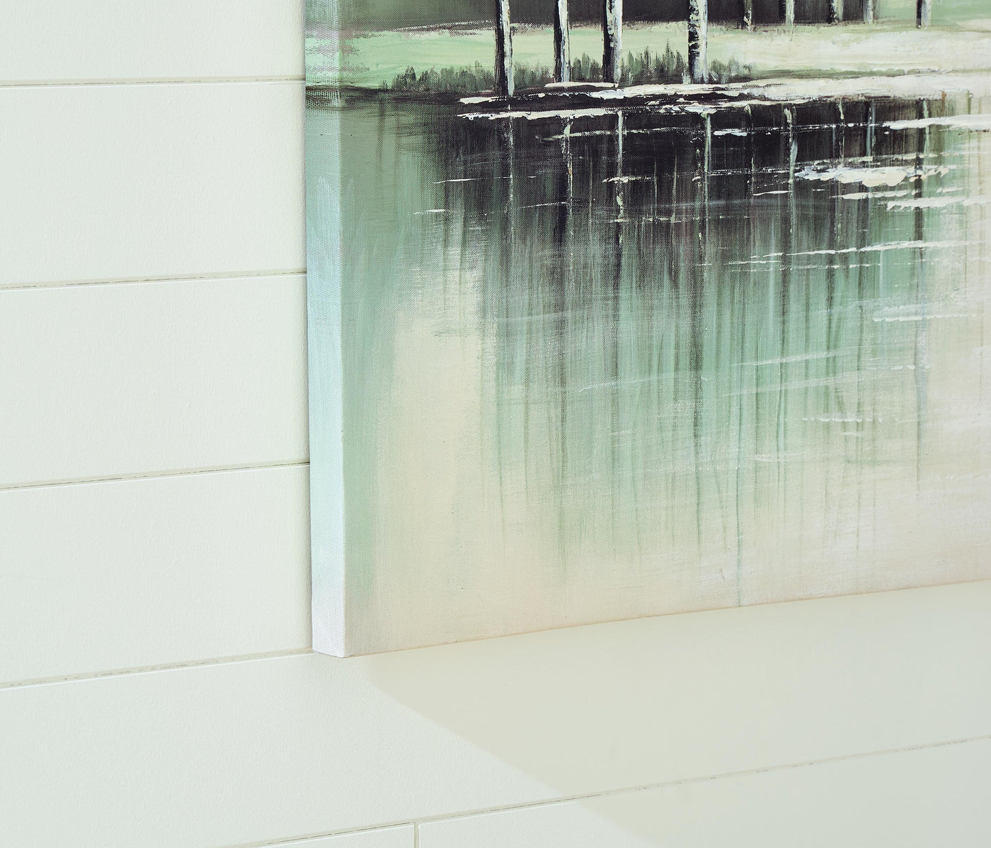 Ashley Garlenridge Green Tan White Wall Art