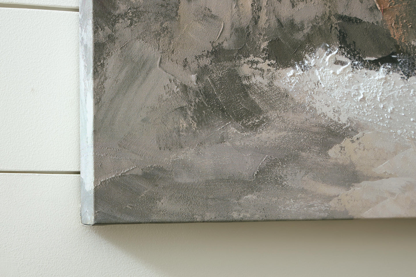 Ashley Worthner Tan Gray White Wall Art