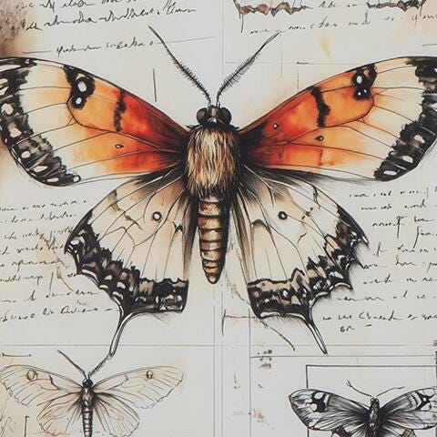 Ashley Jossletts Orange Black Ivory Wall Art (Set of 3)
