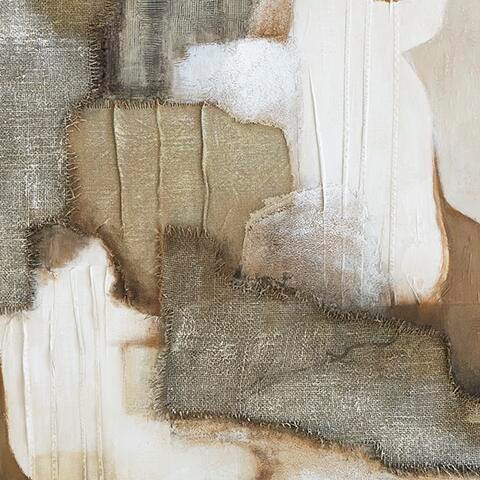 Ashley Wylander Tan Brown Gray Wall Art