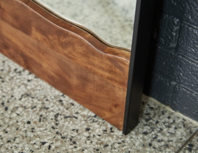 Ashley Panchali Brown Black Floor Mirror