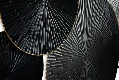Ashley Rhetlen Black Gold Finish Wall Decor