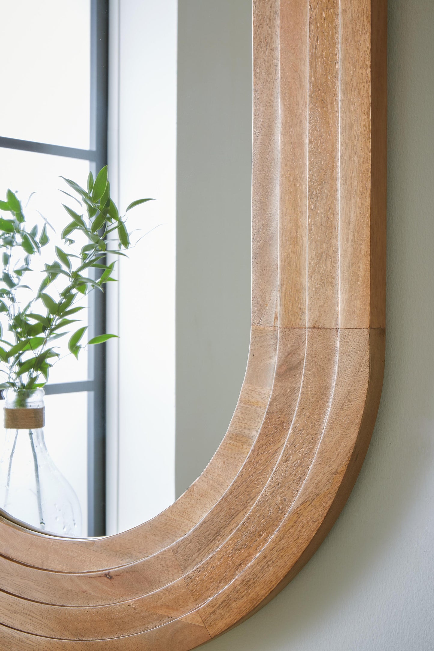 Ashley Daverly Brown Accent Mirror