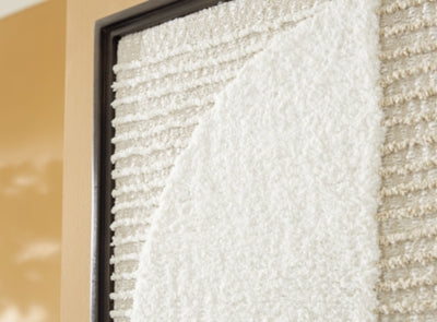 Ashley Bachard Tan White Wall Decor