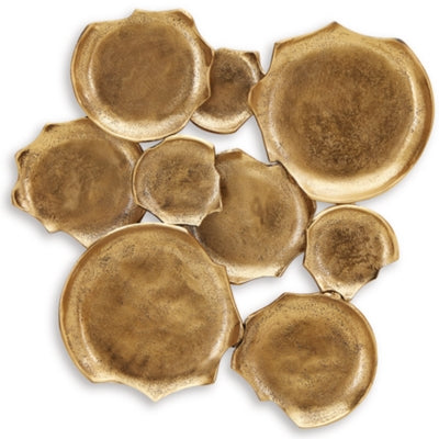Ashley Gageton Antique Gold Finish Wall Decor