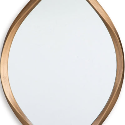 Ashley Bartner Antique Gold Finish Accent Mirror