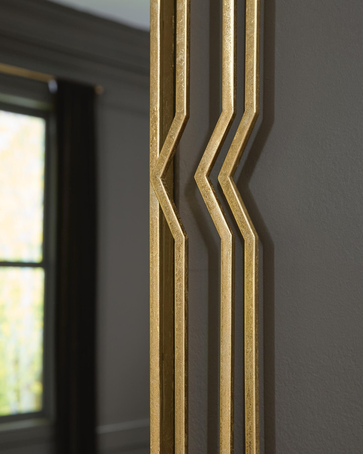 Ashley Claybrook Gold Finish Accent Mirror
