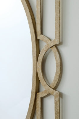 Ashley Fulkmore Antique Gold Finish Accent Mirror