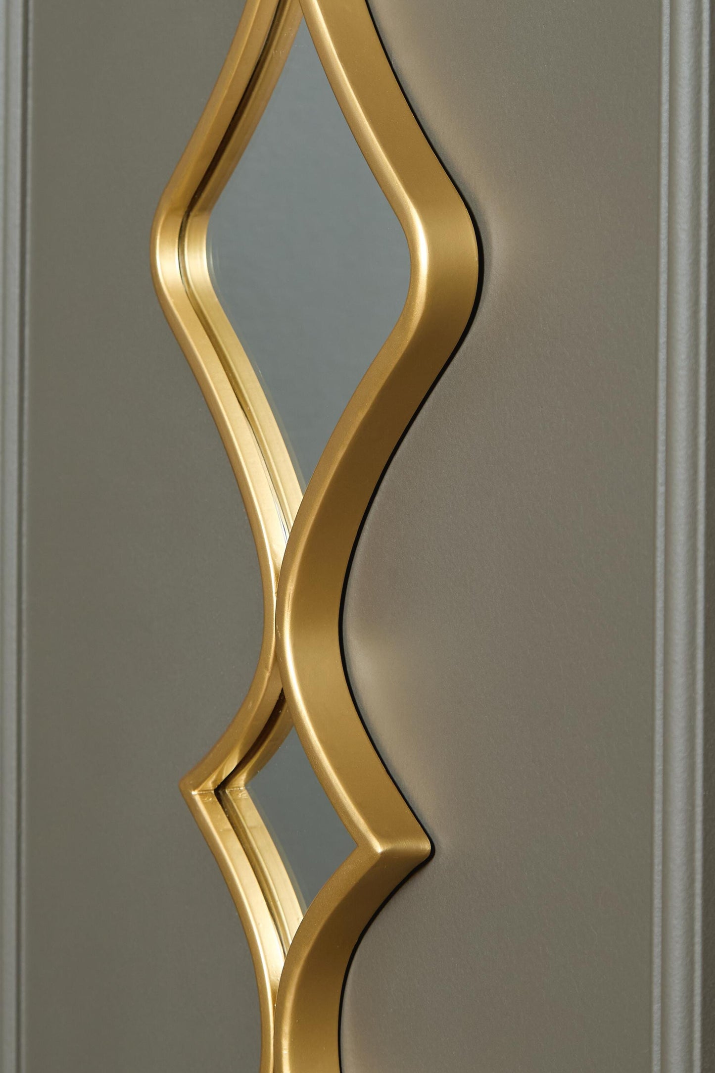 Ashley Harriswood Gold Finish Accent Mirror Set (Set of 2)