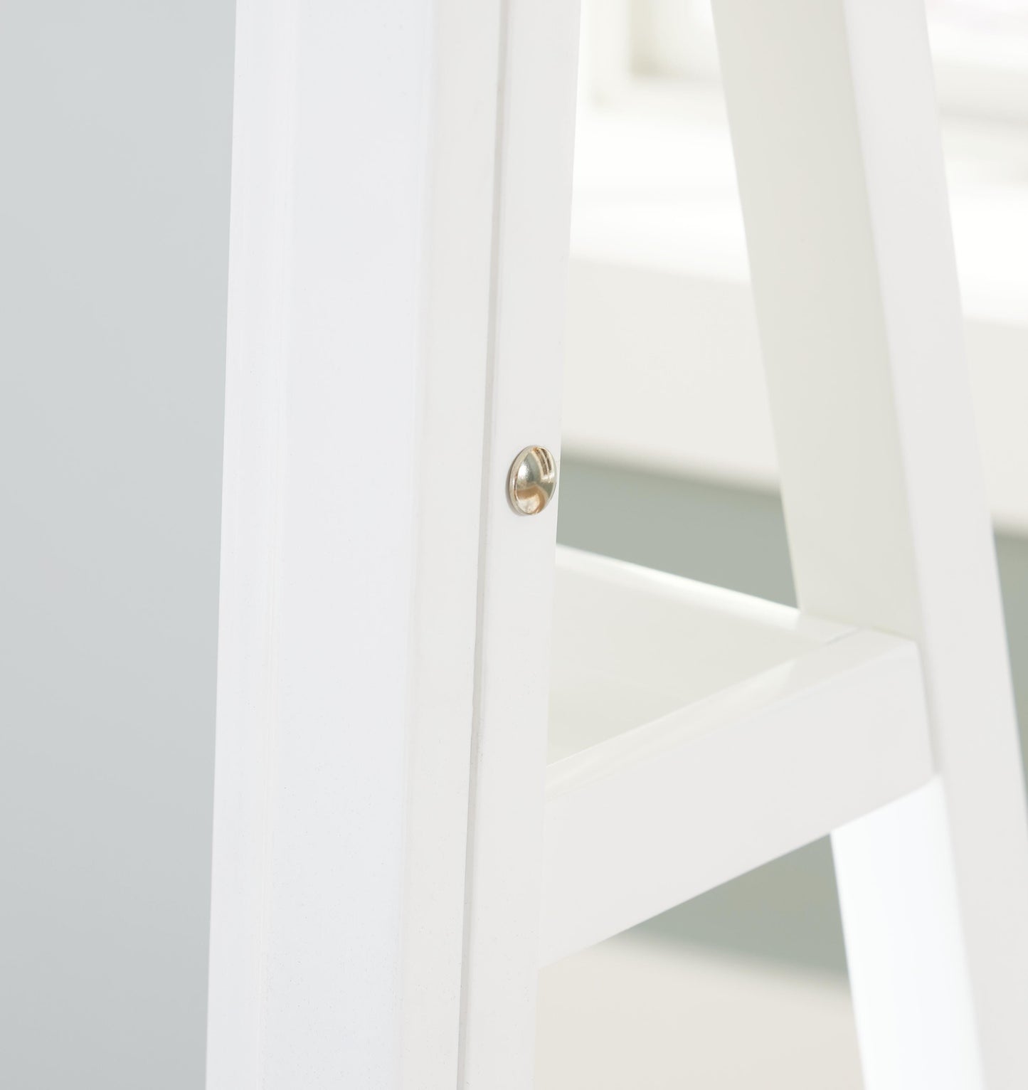 Ashley Evesen White Floor Standing Mirror/Storage