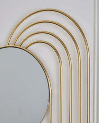 Ashley Warrenley Gold Finish Accent Mirror