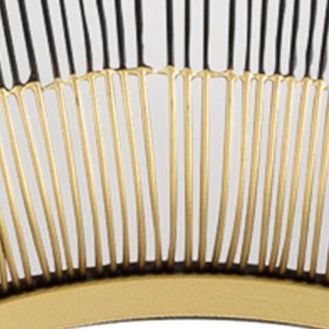 Ashley Dallmen Black Gold Finish Accent Mirror