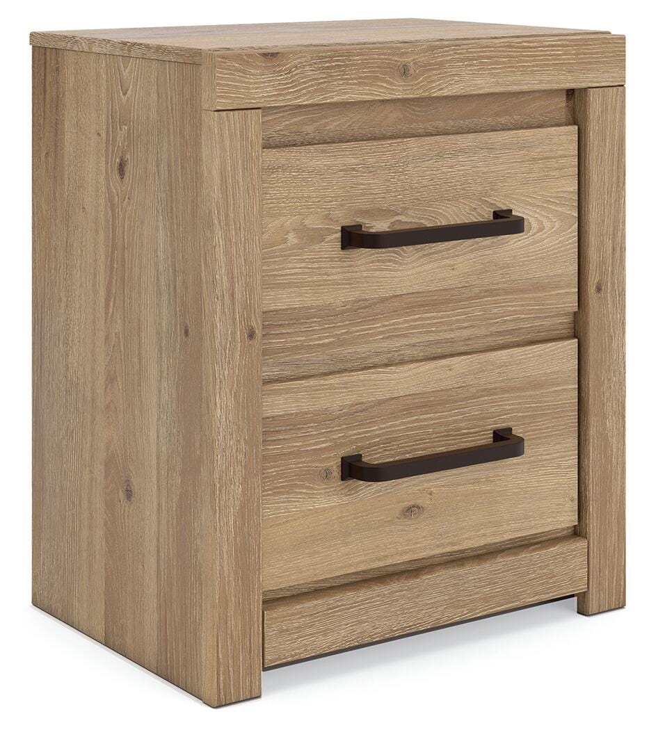 Benchcraft Brozmont Tan Nightstand