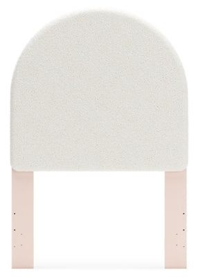 Ashley Wistenpine Blush Twin Upholstered Panel Headboard