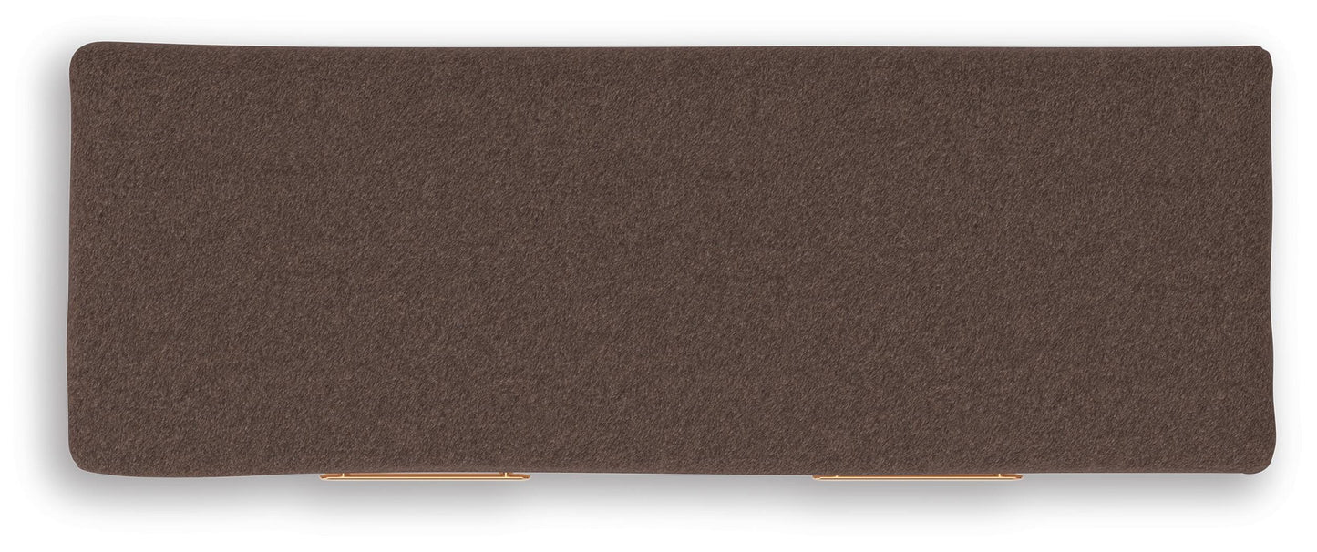 Ashley Hollymount Tan Brown Bedroom Storage Bench