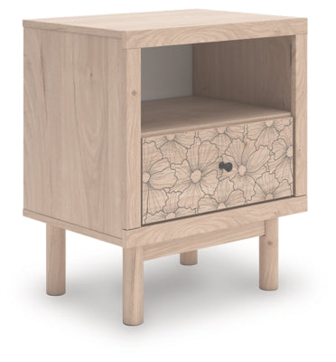 Ashley Shapella Tan Nightstand