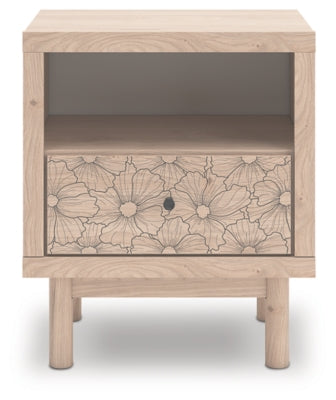 Ashley Shapella Tan Nightstand