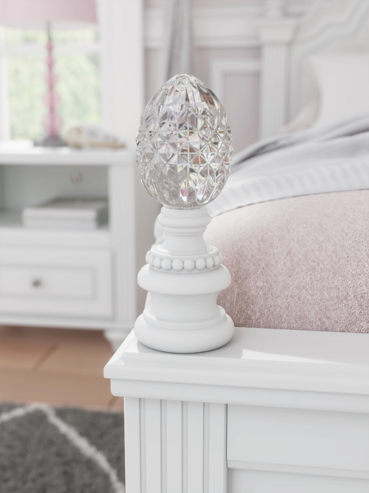 Ashley Maylilly White Full Upholstered Panel Bed