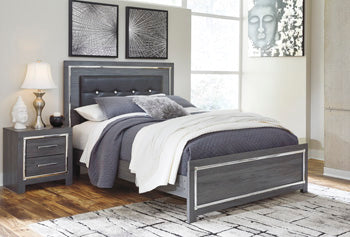 Ashley Lodanna Gray Queen Panel Bed