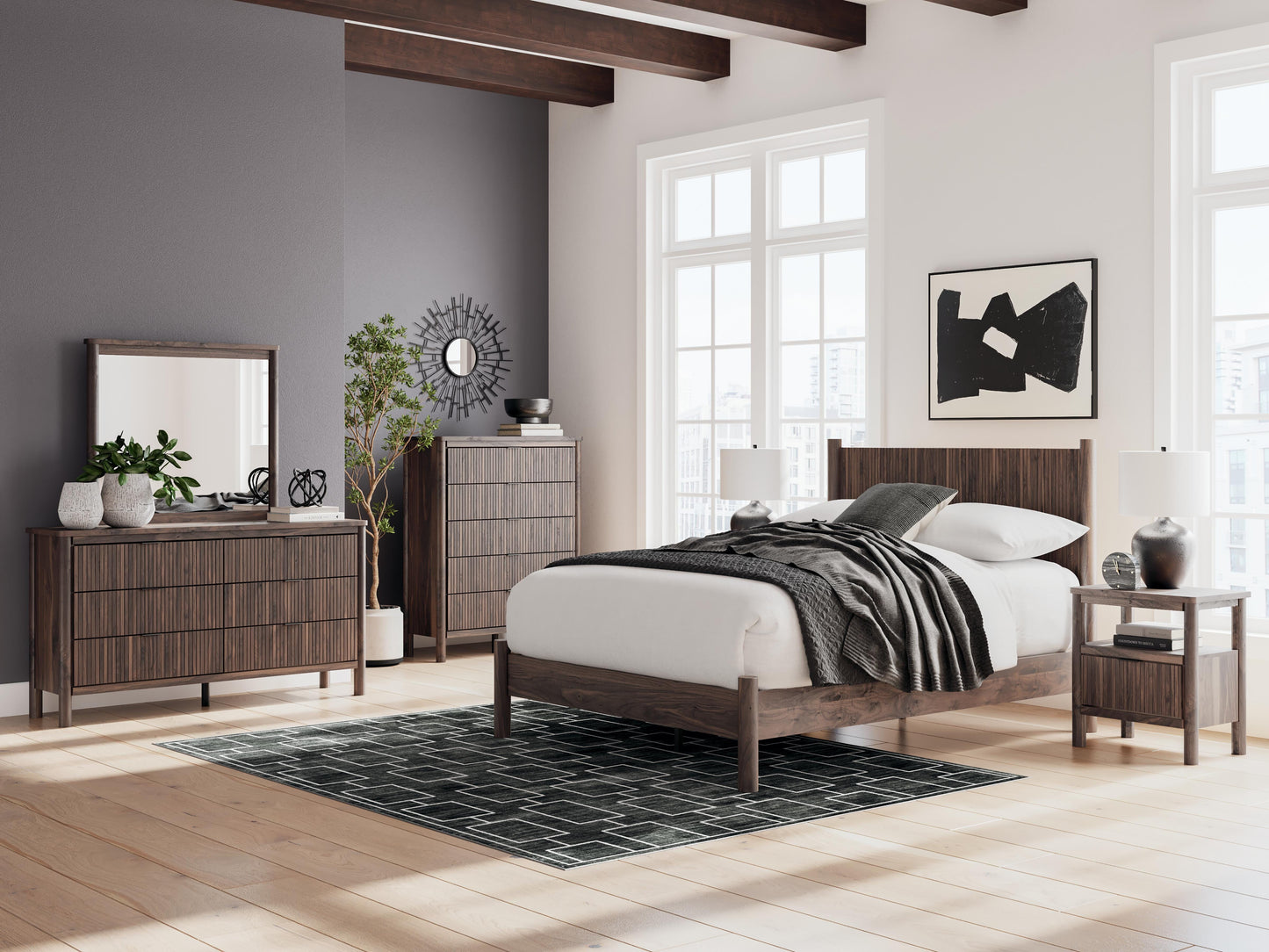Ashley Cadmori Brown Nightstand