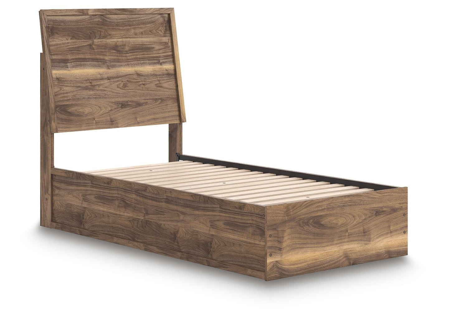 Ashley Zadilyn Brown Twin Panel Bed