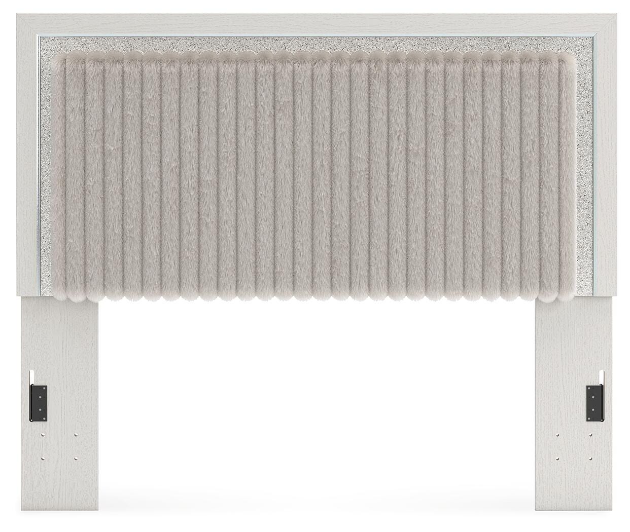 Ashley Birmonton White Queen Upholstered Panel Headboard