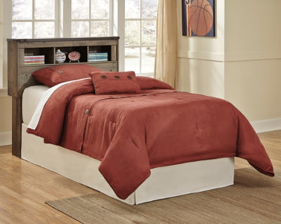 Ashley Trinell Brown Twin Bookcase Headboard