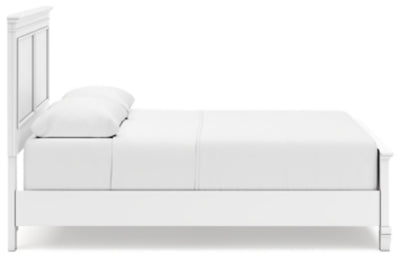 Ashley Fortman White Queen Panel Bed