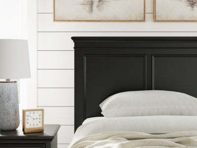 Ashley Lanolee Black Twin Panel Storage Bed