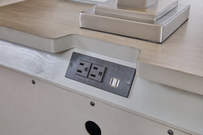 Ashley Lexorne Gray Nightstand