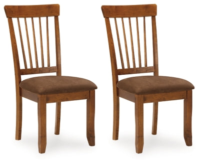 Ashley Berringer Rustic Brown Dining Chair (Set of 2)