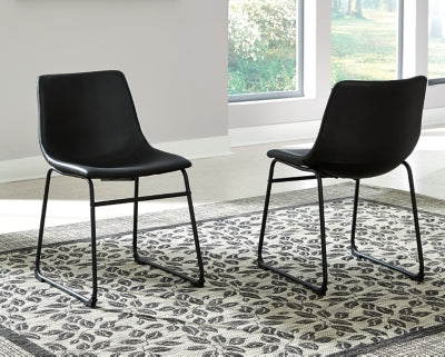 Ashley Centiar Black Dining Chair (Set of 2)