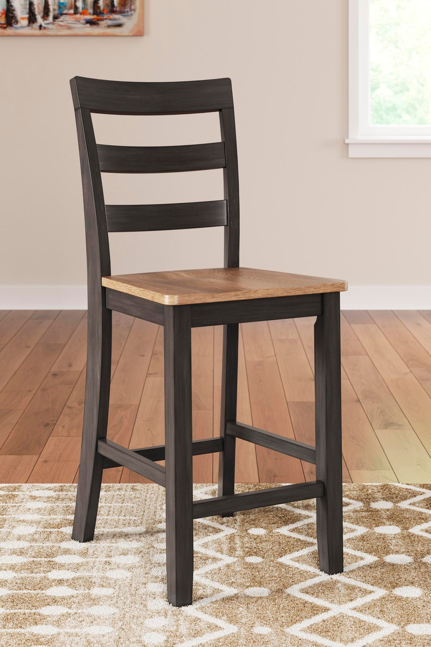 Ashley Gesthaven Natural Brown Counter Height Barstool (Set of 2)