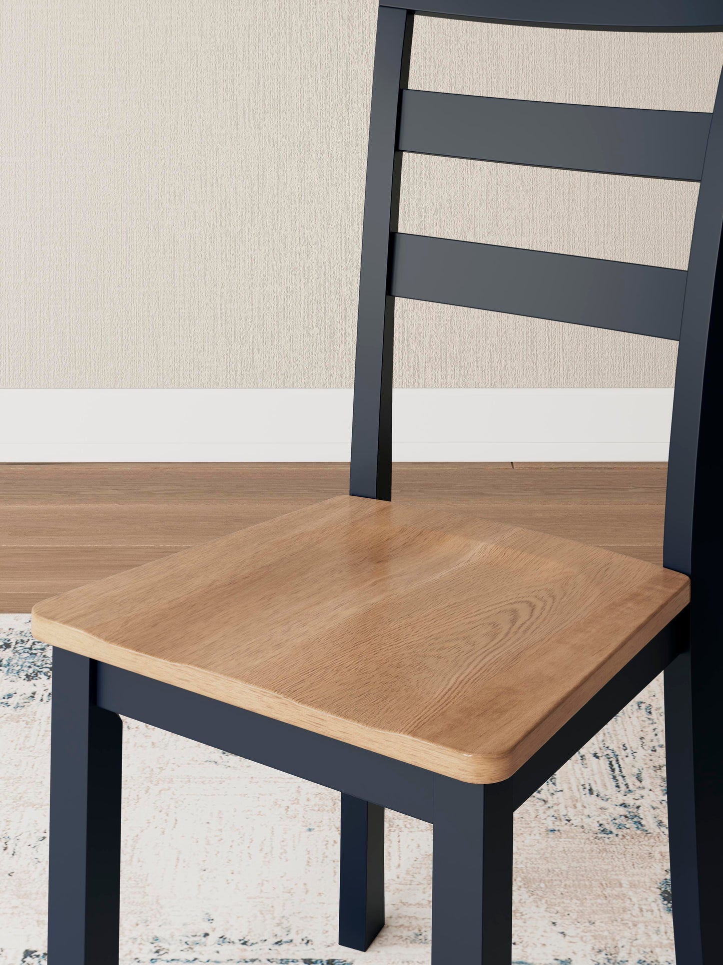 Ashley Gesthaven Natural Blue Dining Chair (Set of 2)