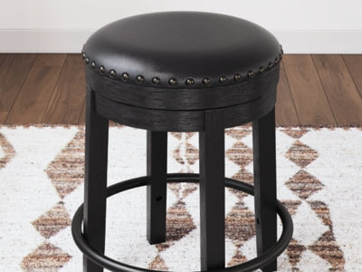 Ashley Valebeck Black Counter Height Barstool