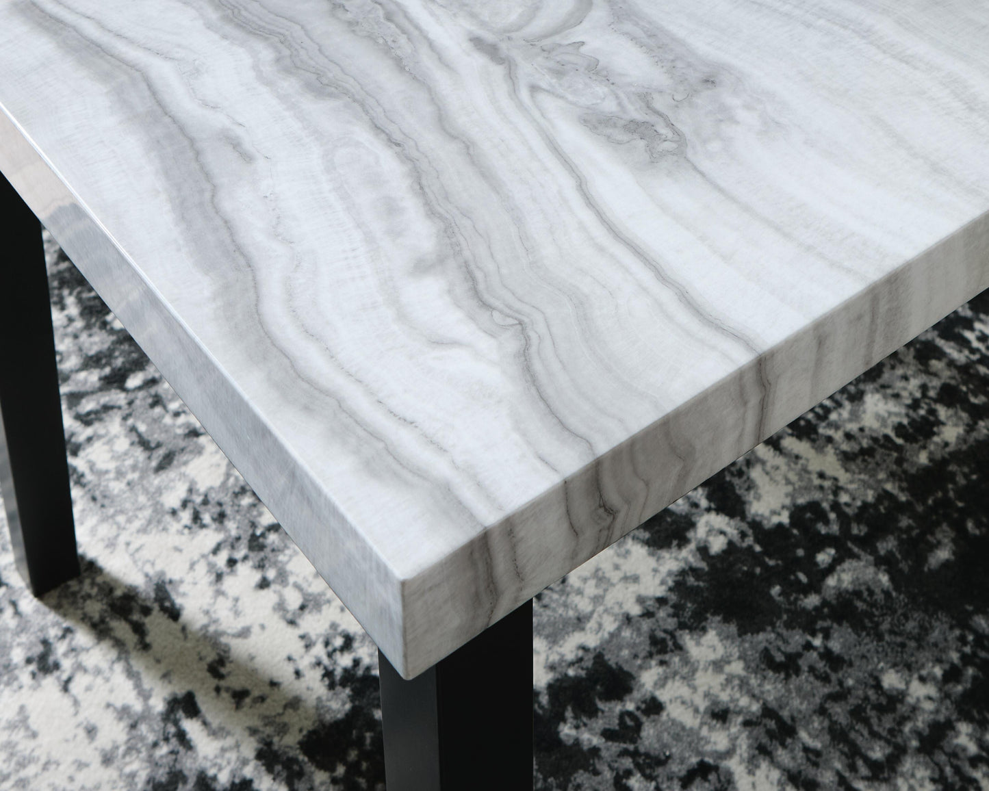 Ashley Lilyberg Gray Black Counter Height Dining Table