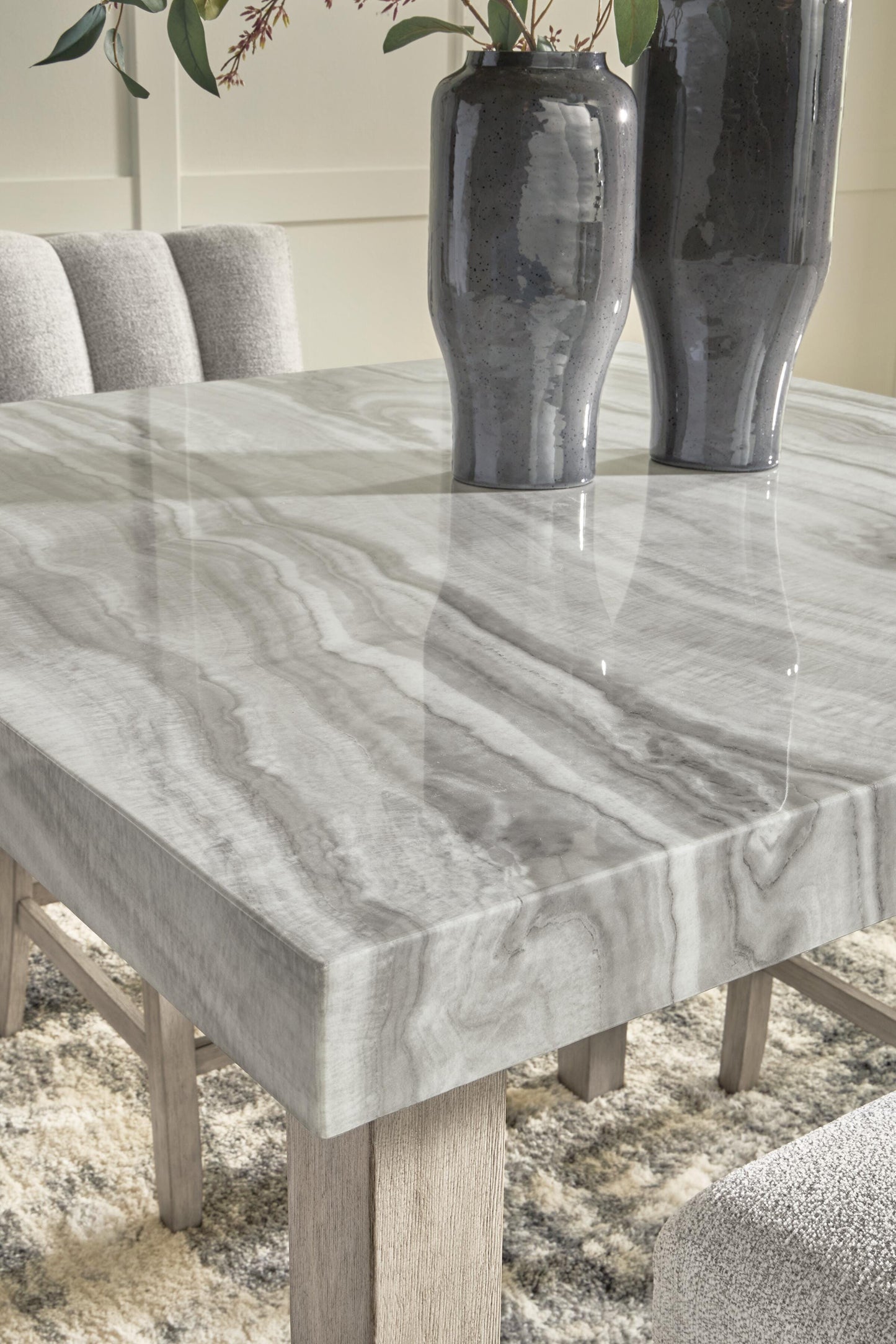 Ashley Karmenton Bisque Counter Height Dining Table