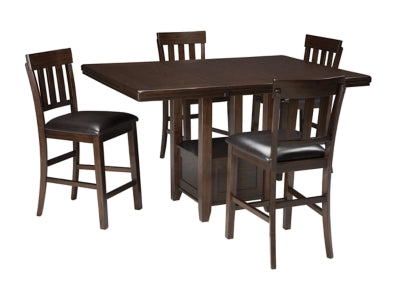 Ashley Haddigan Dark Brown Counter Height Dining Extension Table