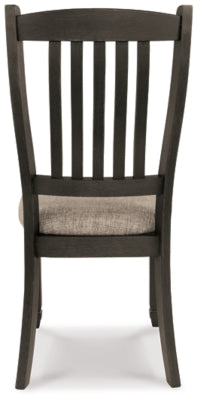 Ashley Tyler Creek Black Grayish Brown Dining Chair (Set of 2)