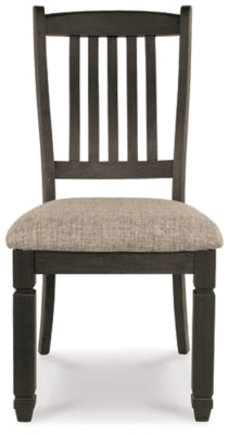 Ashley Tyler Creek Black Grayish Brown Dining Chair (Set of 2)