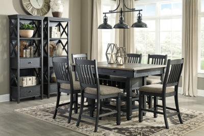 Ashley Tyler Creek Black Gray Display Cabinet