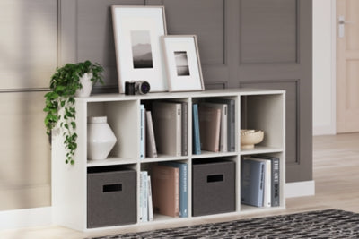 Ashley Aprilyn White Eight Cube Organizer