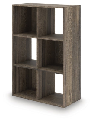 Ashley Shallifer Brown Six Cube Organizer