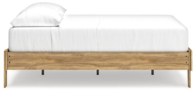 Ashley Bermacy Light Brown Full Platform Bed