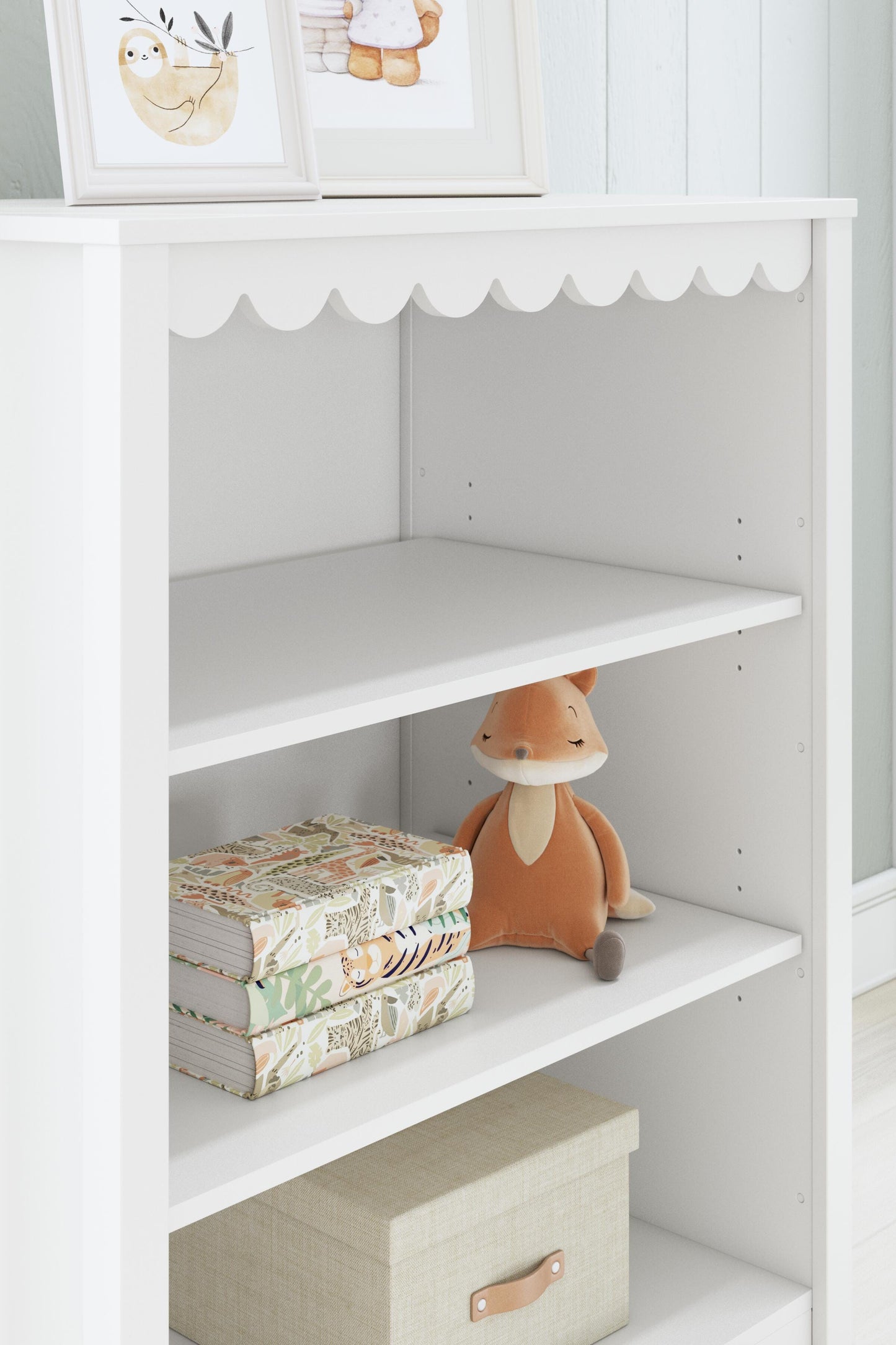 Ashley Hallityn White Bookcase