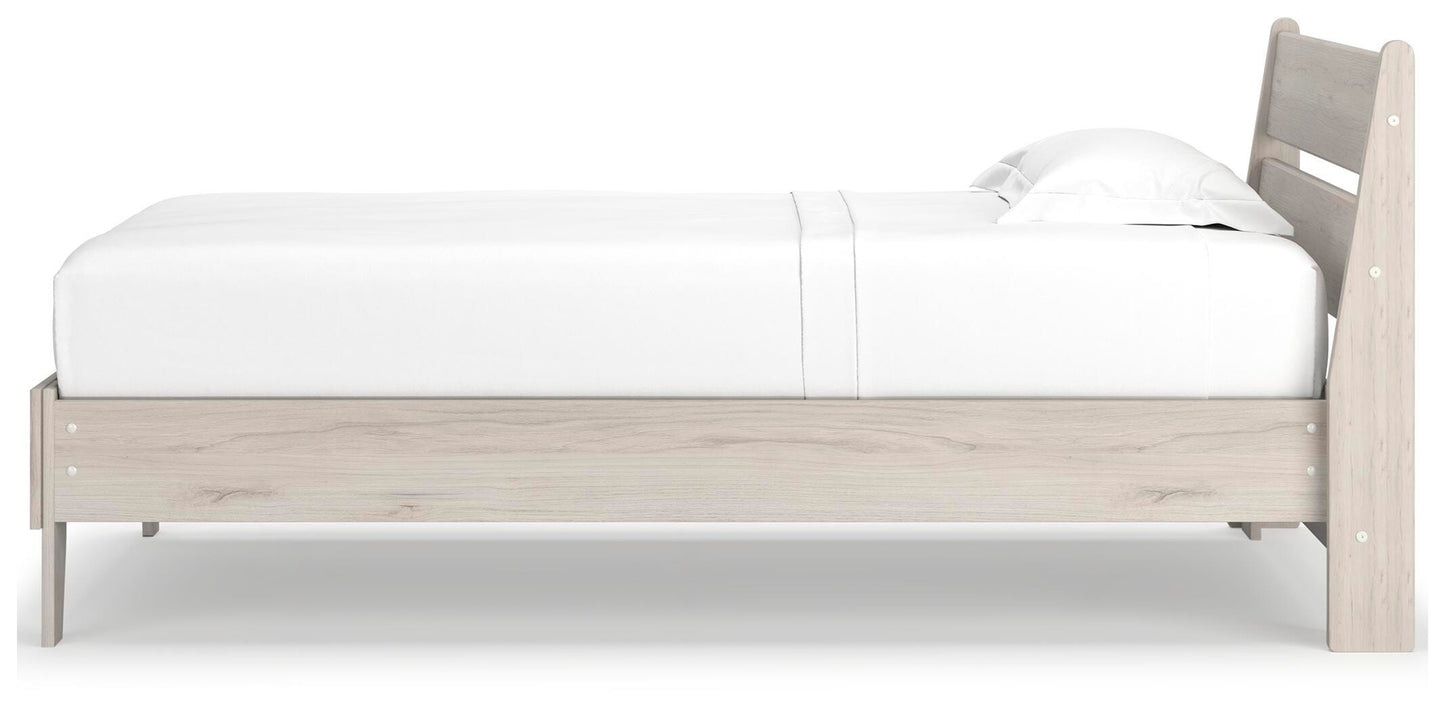 Ashley Socalle Natural Twin Panel Platform Bed