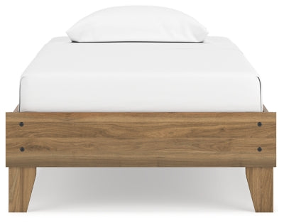 Ashley Deanlow Honey Twin Platform Bed