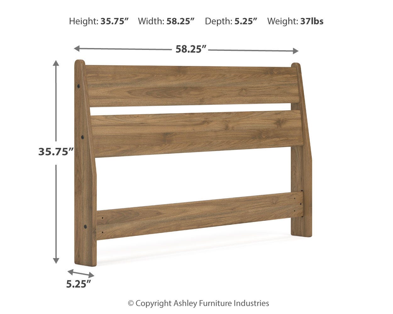 Ashley Deanlow Honey Full Panel Headboard